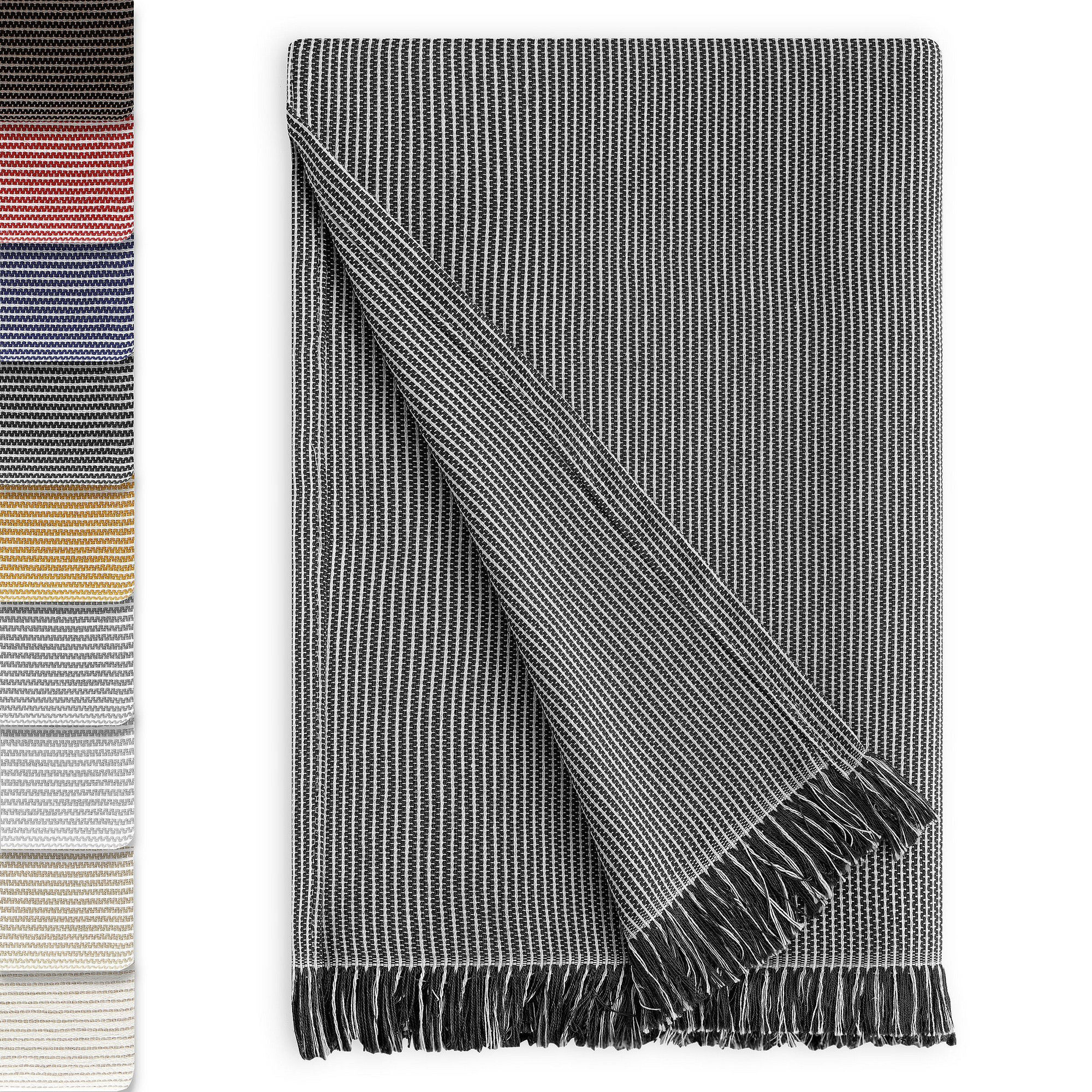 Plaid Paul Colcha Multiusos 230 x 260 cm Negro, , large Imagen numero 6