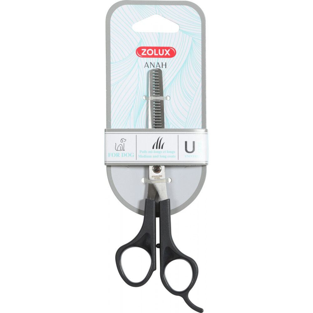 Zolux - Tijeras para desespesar, 16,8 cm, Gama ANAH, para Perros, ZO-470836, , large Imagen numero 1