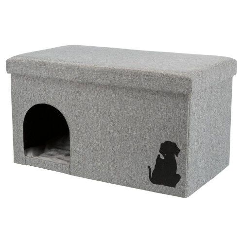 Trixie Kimy Cama Cueva Gris para perros y gatos, , large Imagen numero 1