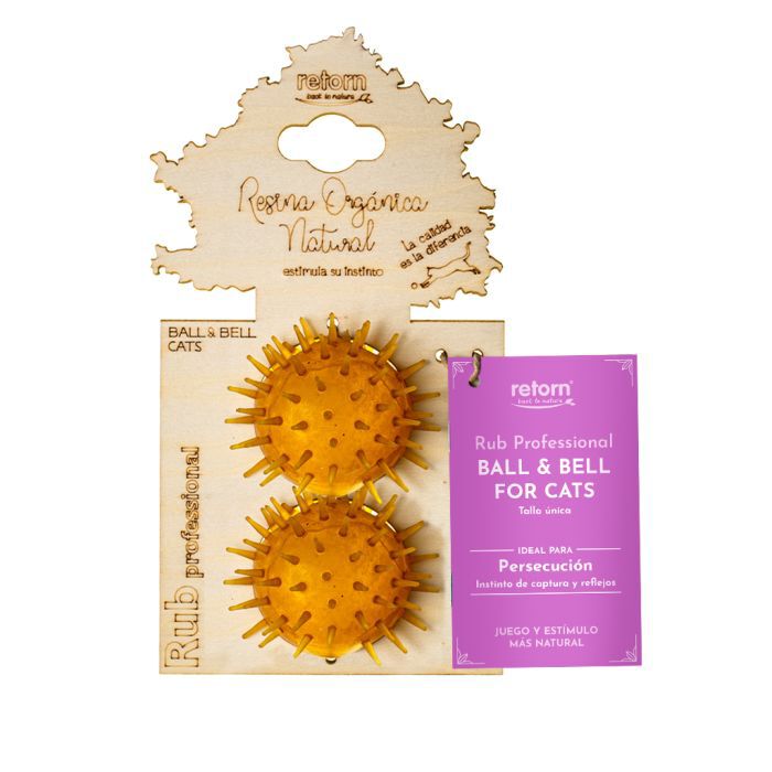 Juguete para gatos Retorn Rub Ball & Bell Cats x 2, , large Imagen numero 1