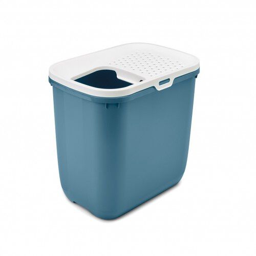 Savic hop in arenero moderno azul para gatos, , large Imagen numero 1