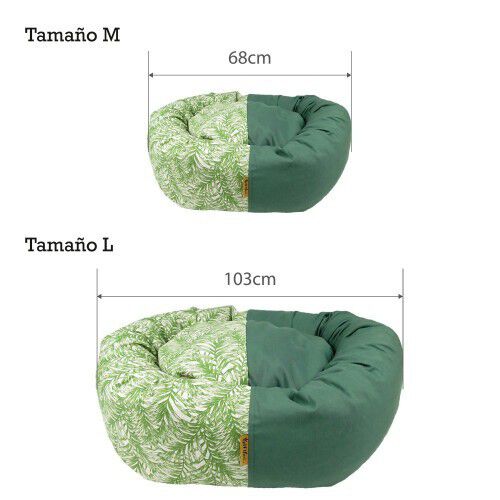 Cuna Donut Mapas para perros color Naranja, , large Imagen numero 6