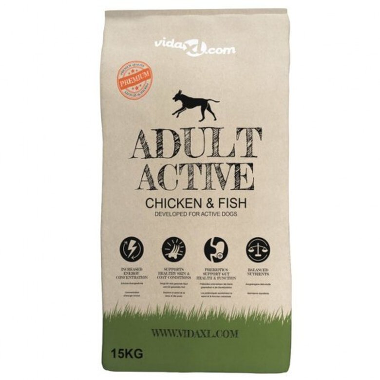 Comida seca premium Adult Active para perro sabor Pollo y Pescado, , large image number null