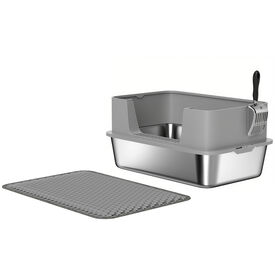 PawHut Arenero para Gato Gris