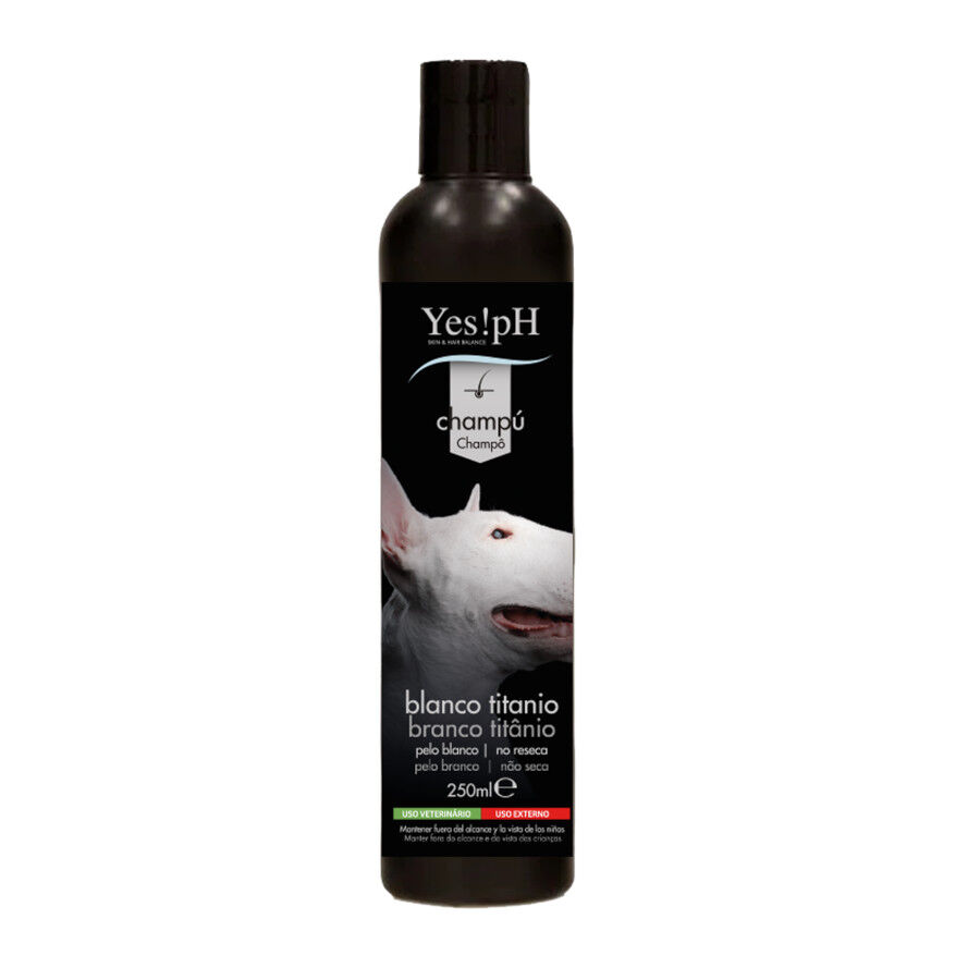 Yes!pH pelo blanco champ&uacute; de perros Imagen numero 1