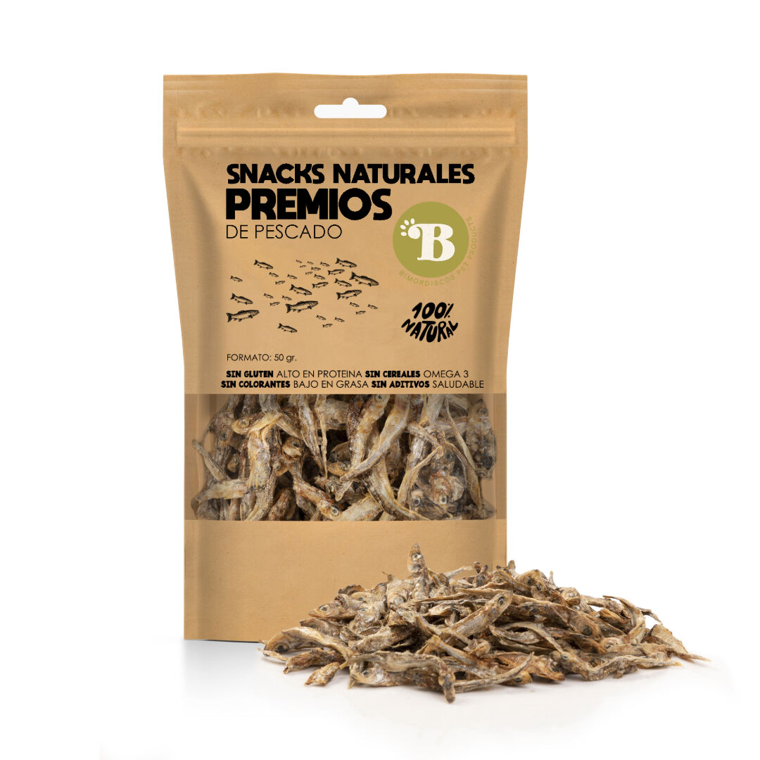 BIMORDISCOS Pescaditos Eperlanos para perros y gatos thumbnail