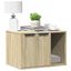 vidaXL Mueble arenero para gatos madera roble Sonoma, , large indicador imagen numero 7