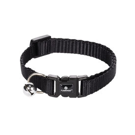 Flamingo Collar Ziggi Negro para gatos