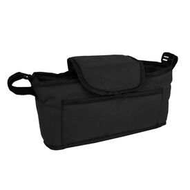 MonsterShop Bolsa caddy negro para cochecito para perros y gatos