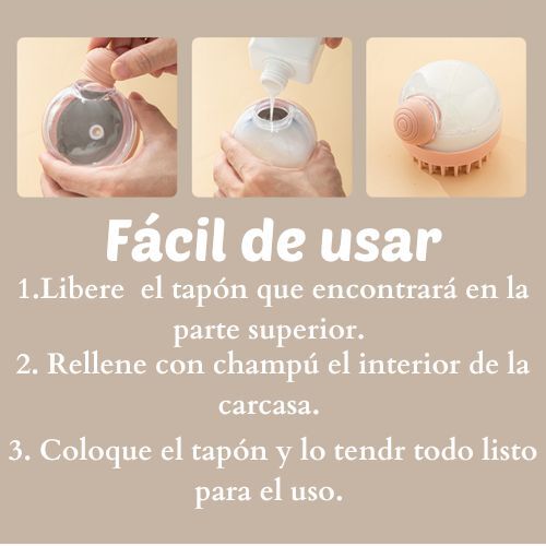 Cepillo masajeador multifunción Gris thumbnail