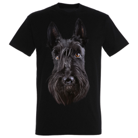 Camiseta Terrier Escocés color Negro