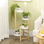 Outsunny Soporte para Plantas Natural y Blanco, , large indicador imagen numero 2