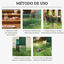 Outsunny Trampa para Animales Verde, , large indicador imagen numero 5