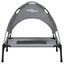 vidaXL Cama para perros con dosel antracita tela oxford y acero, , large indicador imagen numero 3