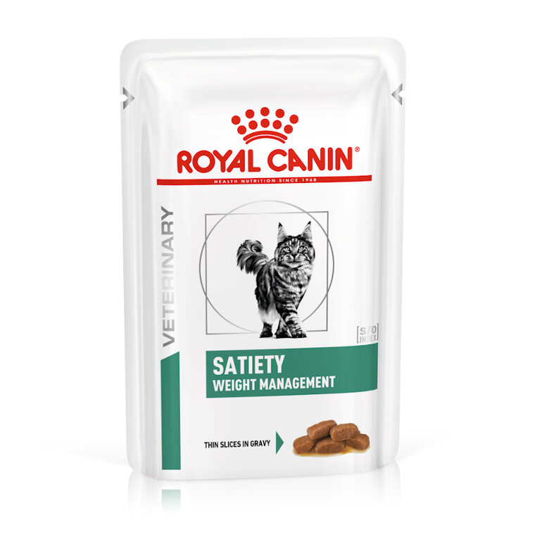 Royal Canin Veterinary Satiety sobres en salsa para gatos, , large image number null