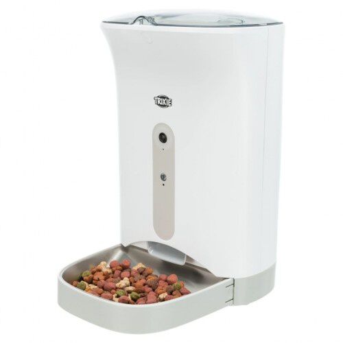 Dispensador de comida autom&aacute;tico para mascotas color Blanco, , large Imagen numero 1