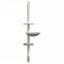 vidaXL Árbol rascador para gatos de pared gris claro 142,5 cm, , large indicador imagen numero 4