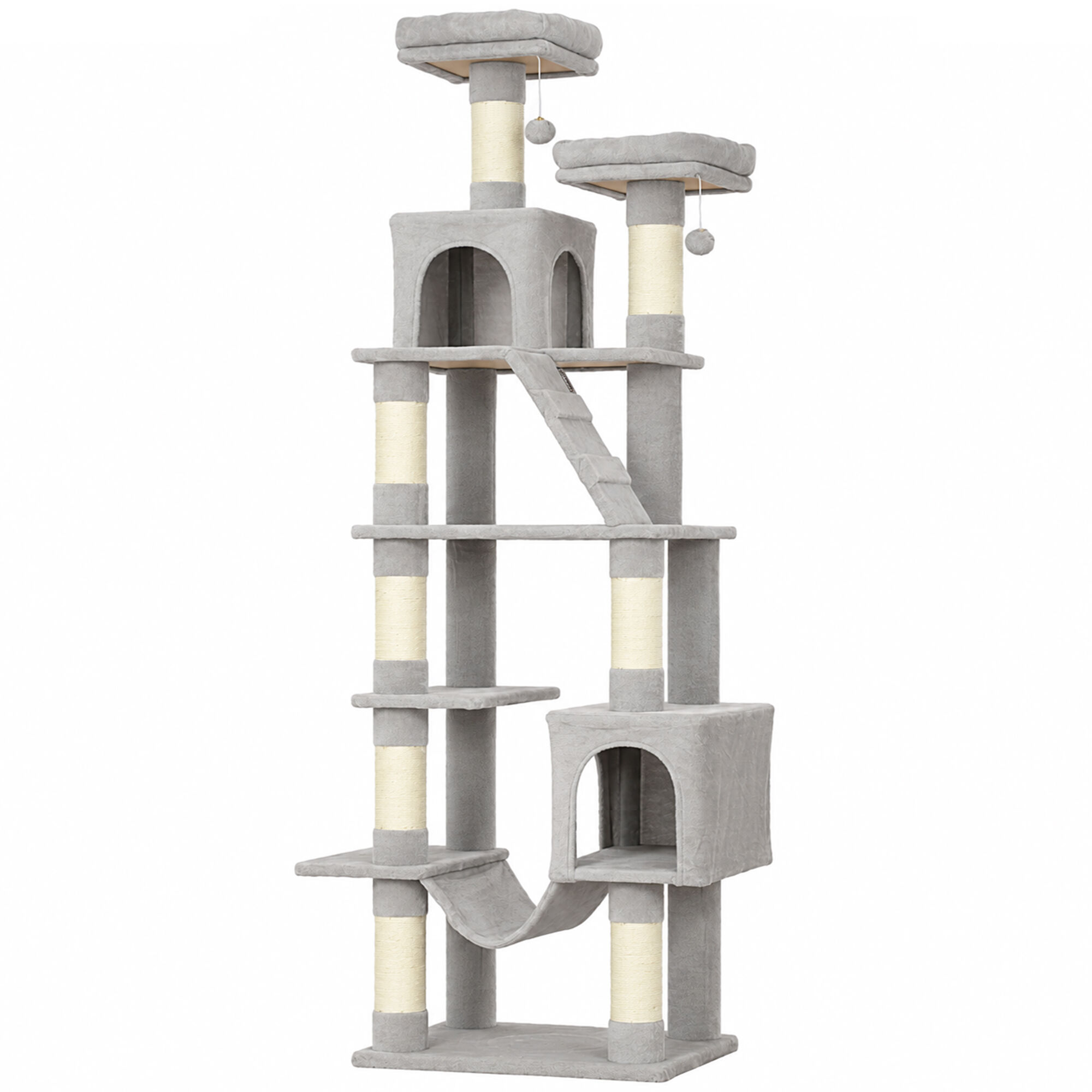 PawHut &Aacute;rbol para gato Gris claro, , large Imagen numero 1