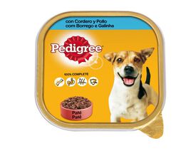Pedigree Cordero y Pollo Tarrina en Paté para Perros
