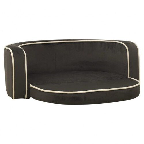 Vidaxl sof&aacute; plegable gris oscuro para perros, , large Imagen numero 2