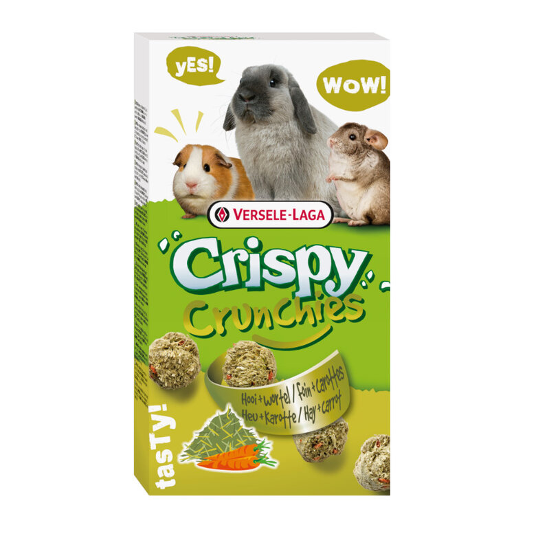 Versele-Laga Crispy Crunchies Chuches Heno y Zanahoria para roedores, , large image number null