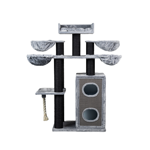 RHRQuality rascador paradise blackline gris oscuro para gatos, , large Imagen numero 1