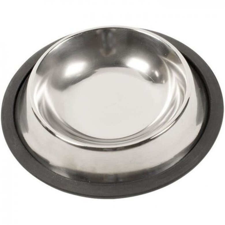 EULIQUID classic comedero de acero inoxidable gris para perros, , large image number null