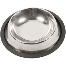 EULIQUID classic comedero de acero inoxidable gris para perros