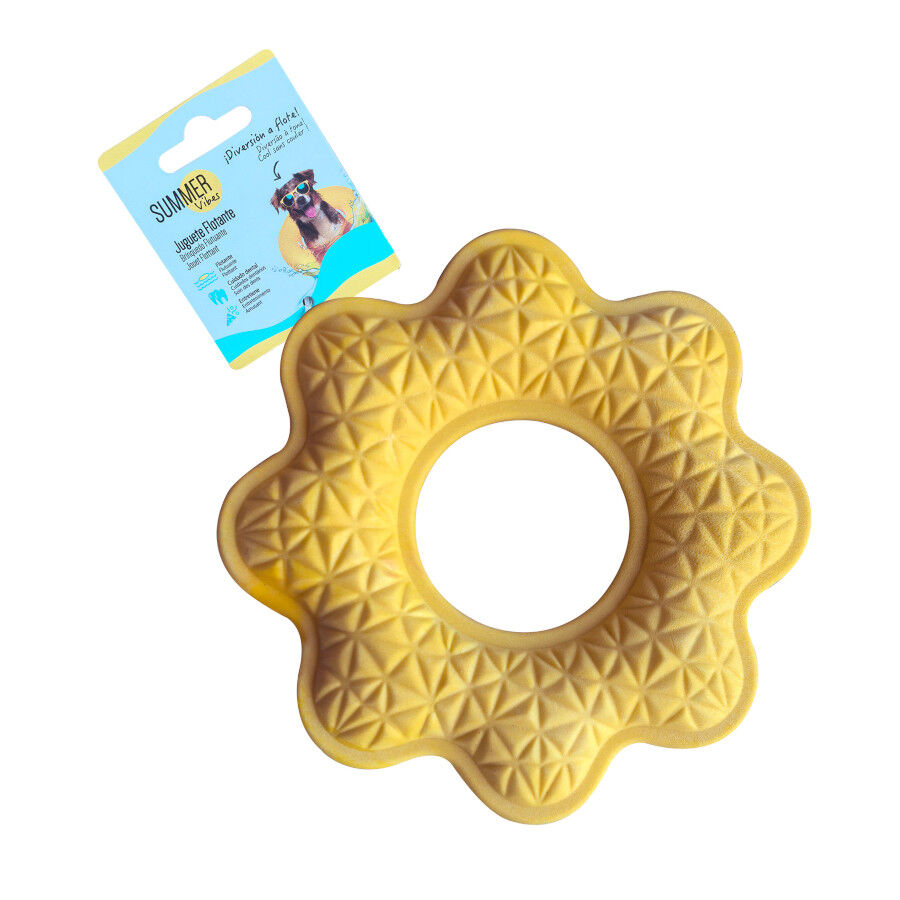 Summer Vibes Mordedor flotante con forma de flor para perros, , large Imagen numero 3