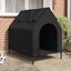 vidaXL Casa para Perros Perrera Caseta Mascotas Tela Oxford Acero Gris Antracita, , large indicador imagen numero 6