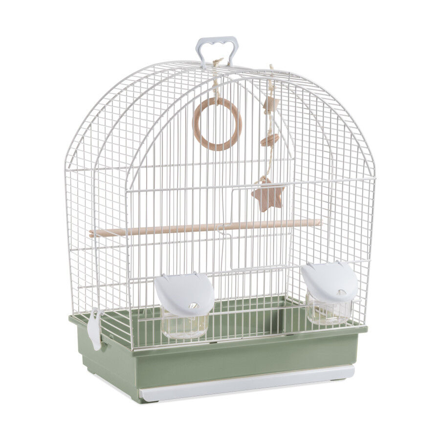 Voltreg&agrave; 642 Eco Jaula Verde con Columpio para p&aacute;jaros, , large Imagen numero 1