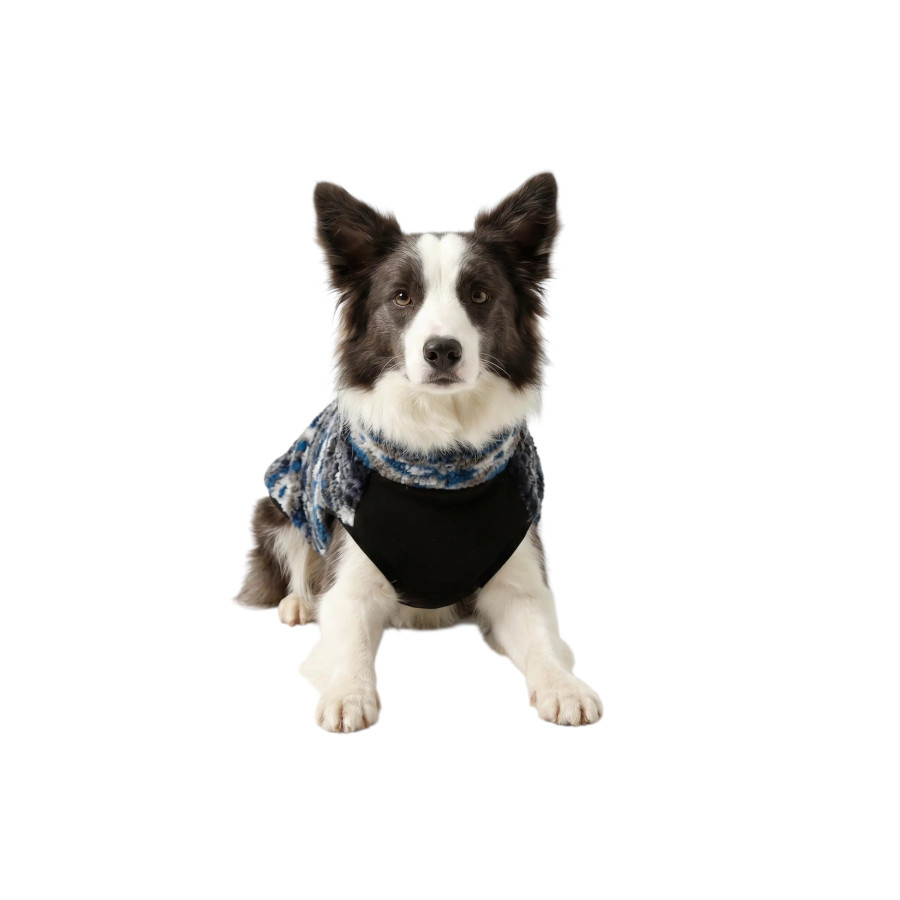 Gotoo Jersey Sherpa Estampado Retro para perros, , large Imagen numero 7