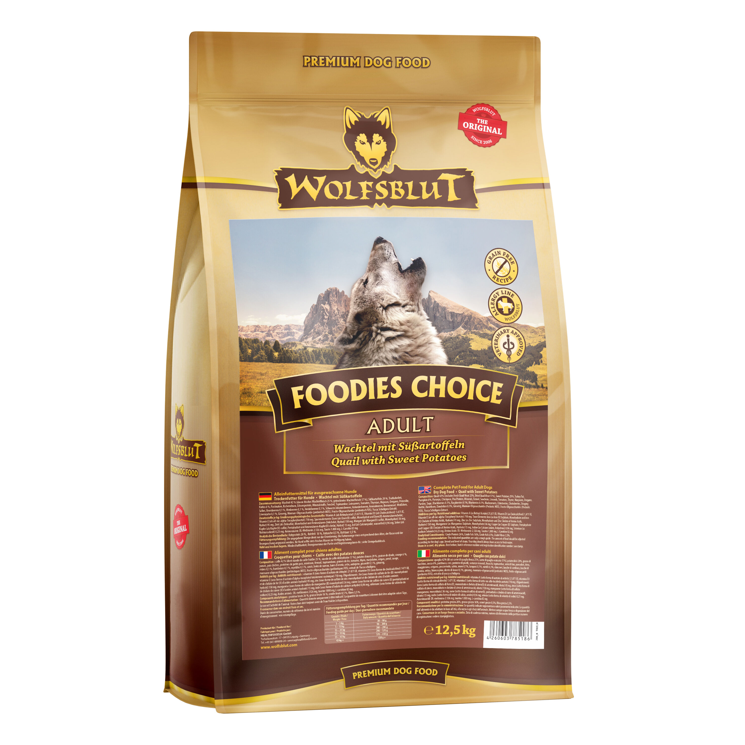 Foodies Choice Adult - codorniz con boniatos, , large Imagen numero 1