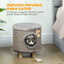 PawHut Casa para Gatos Gris, , large indicador imagen numero 5