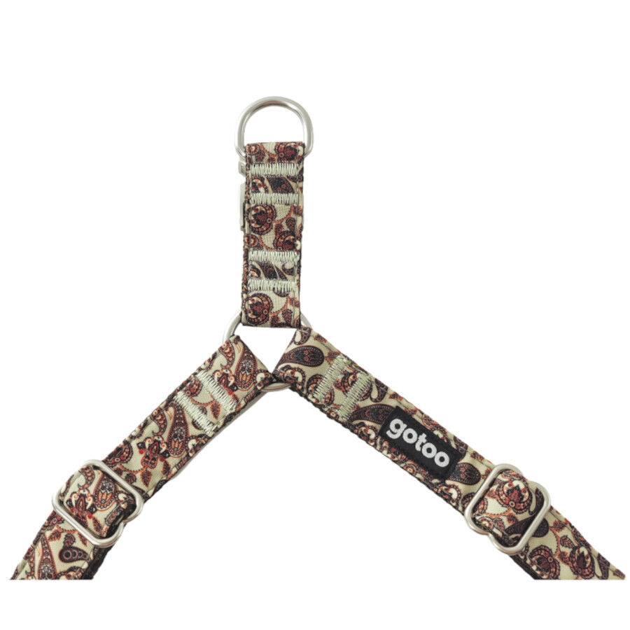 Gotoo Arn&eacute;s estampado cachemira caqui para perros, , large Imagen numero 4