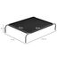 PawHut Cama Elevada Perros Negro, , large indicador imagen numero 3