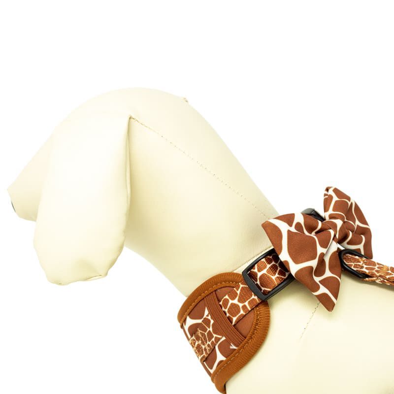 candyPet Pajarita / Mo&ntilde;o - Cierre de velcro - Pajarita o mo&ntilde;o para collar o arn&eacute;s - A juego con Arn&eacute;s, collar y correa - GIRAFFE, , large Imagen numero 3