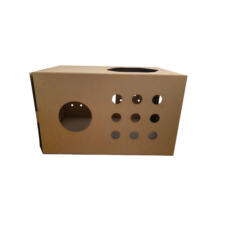 Catshion Alicia Caja Rascador de Cartón para gatos thumbnail