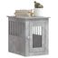 vidaXL Jaula para perros madera ingeniería gris hormigón 45x62x59 cm, , large indicador imagen numero 3