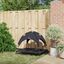 vidaXL Cama para Perros con Dosel Sofá Silla Tela Oxford y Acero Negro, , large indicador imagen numero 23