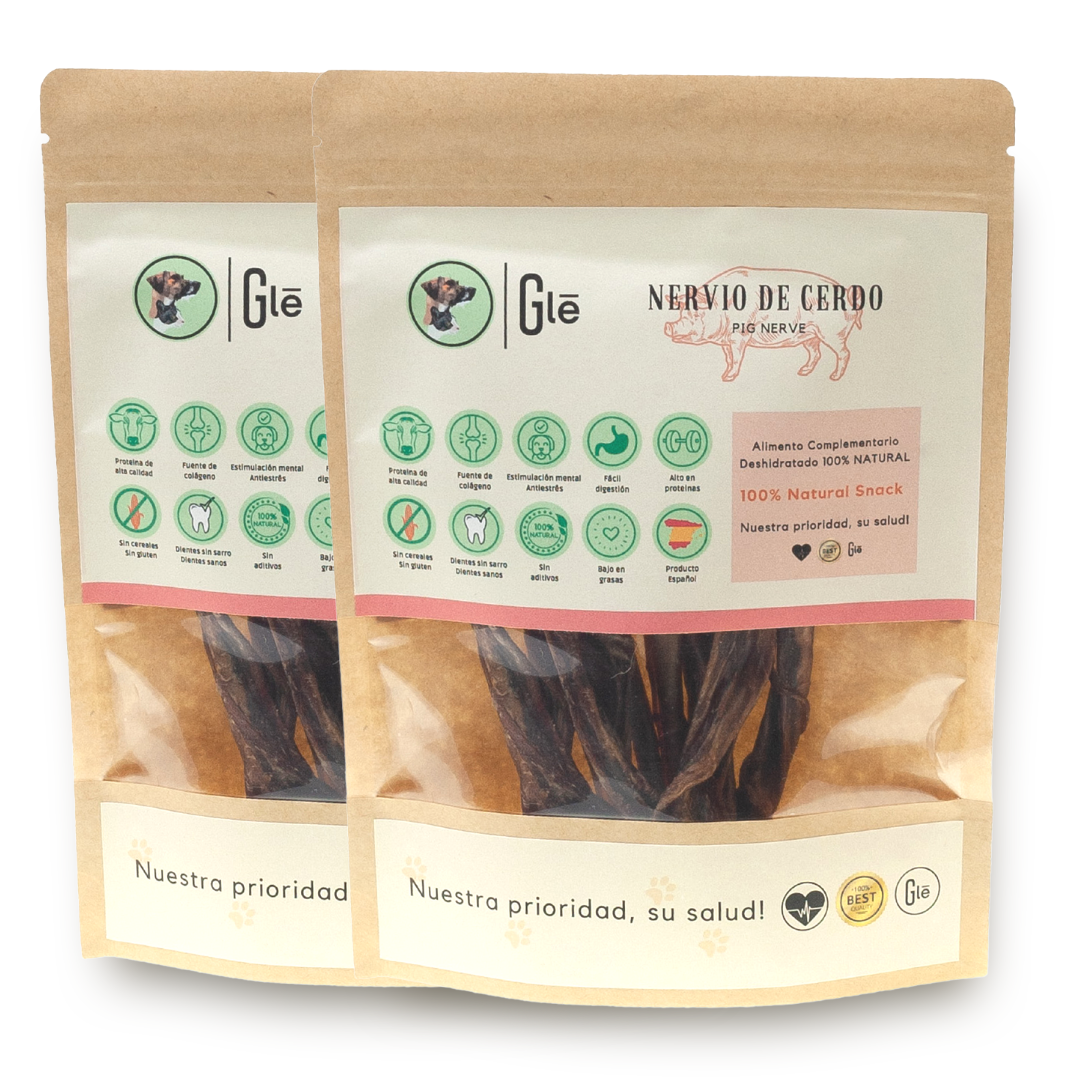 GLE PETS NERVIOS DE CERDO DESHIDRATADOS, PREMIOS 100% NATURALES PARA PERROS, , large Imagen numero 5