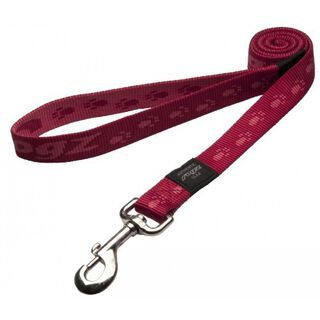 Correa Rogz Alpinist con gancho para perros color Rojo