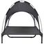 vidaXL Cama para Perros con Dosel Sofá Silla Tela Oxford y Acero Negro, , large indicador imagen numero 24