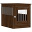 vidaXL Jaula para perros madera ingeniería roble marrón 64,5x80x71 cm, , large indicador imagen numero 1