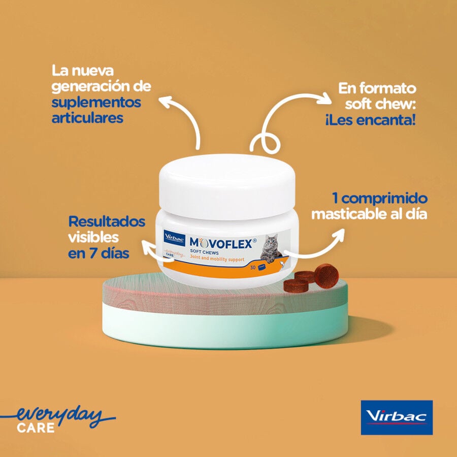 Virbac Movoflex Soft Chews Suplemento para gatos thumbnail