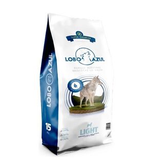 Lobo azul pienso light sabor buey y pollo para perros con sobrepeso