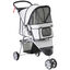 PawHut Cochecito plegable gris para mascotas, , large indicador imagen numero 1