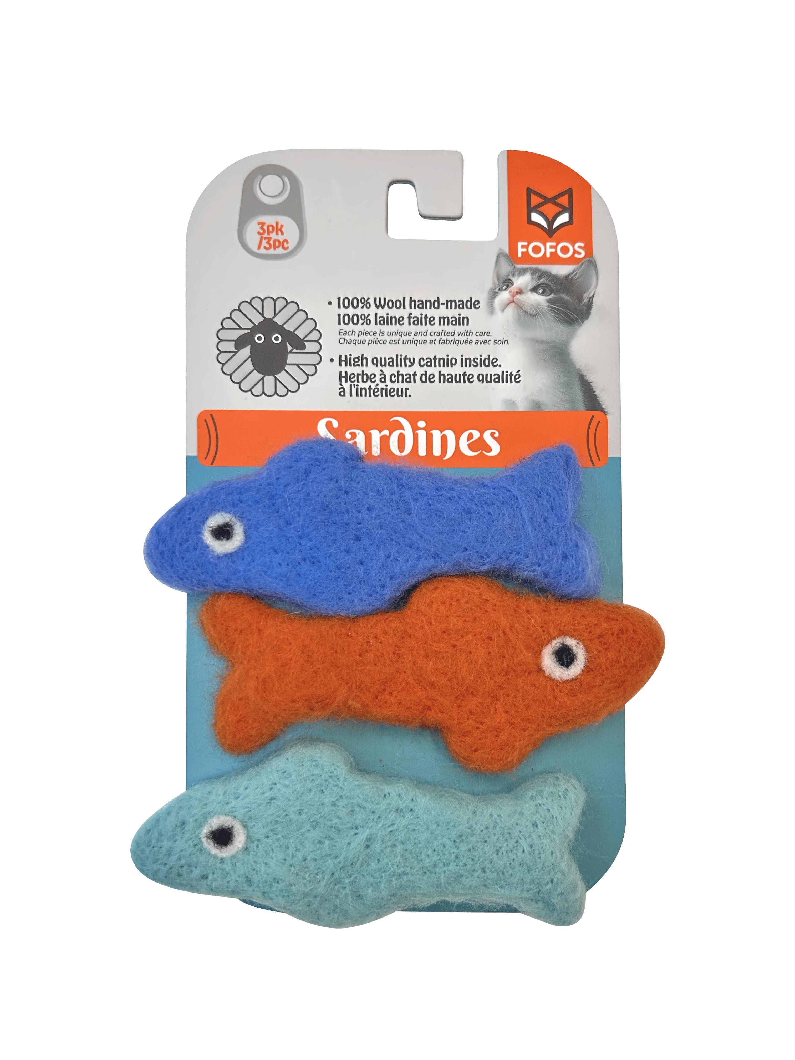 FOFOS | Sardina de Lana (Pack de 3) (Colecci&oacute;n Sardina) - Para Gato, , large Imagen numero 1
