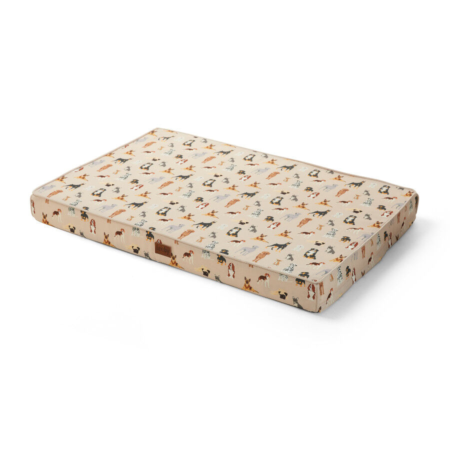 Leeby colch&oacute;n viscoel&aacute;stico estampado perros para perros, , large Imagen numero 3