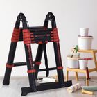 Escalera de aluminio Homcom plegable color Negro, , large image number null